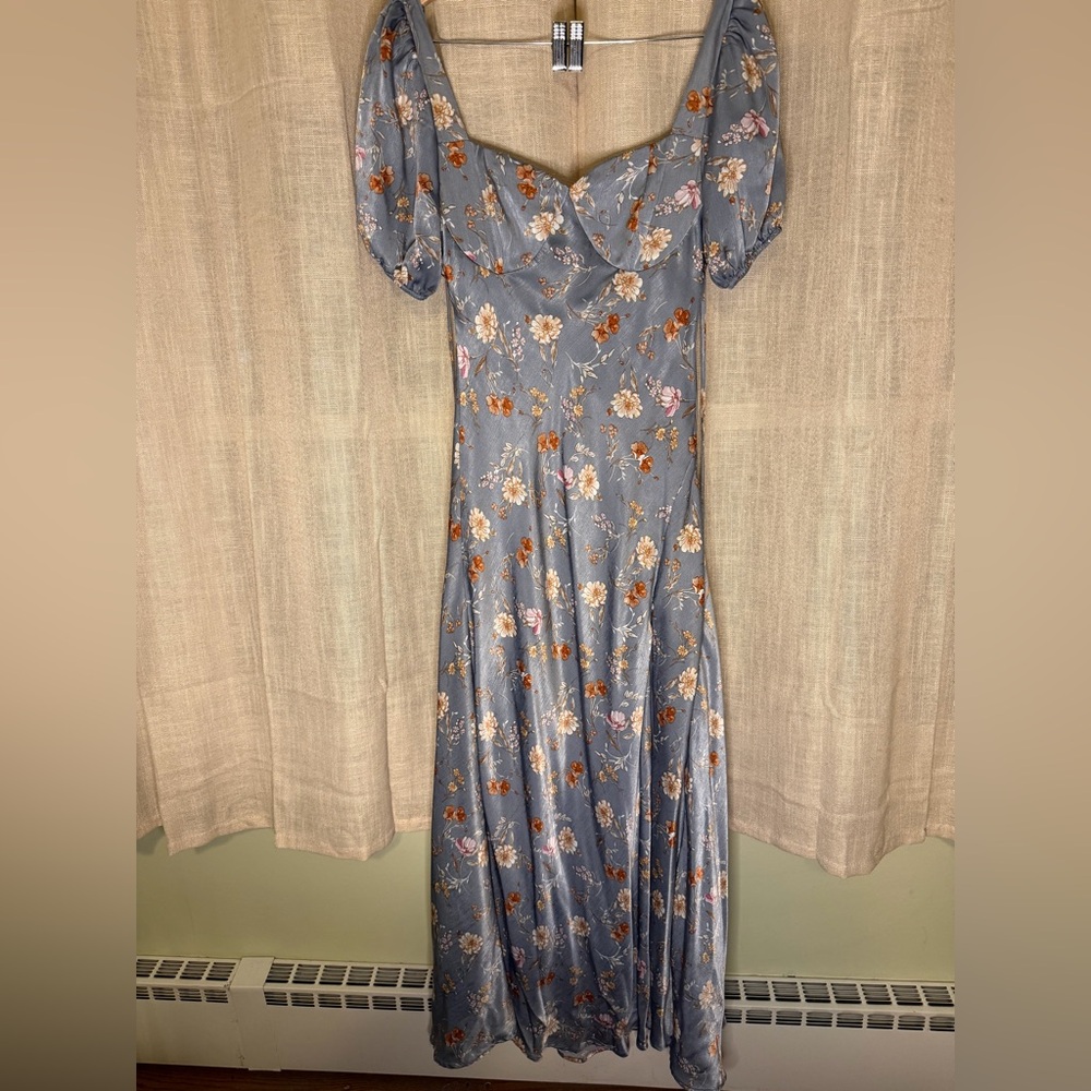 Altar'd State Renna Floral Puff Sleeve Dress